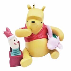 Hallmark x Disney Winnie the Pooh Piglet Ornament Red 3"